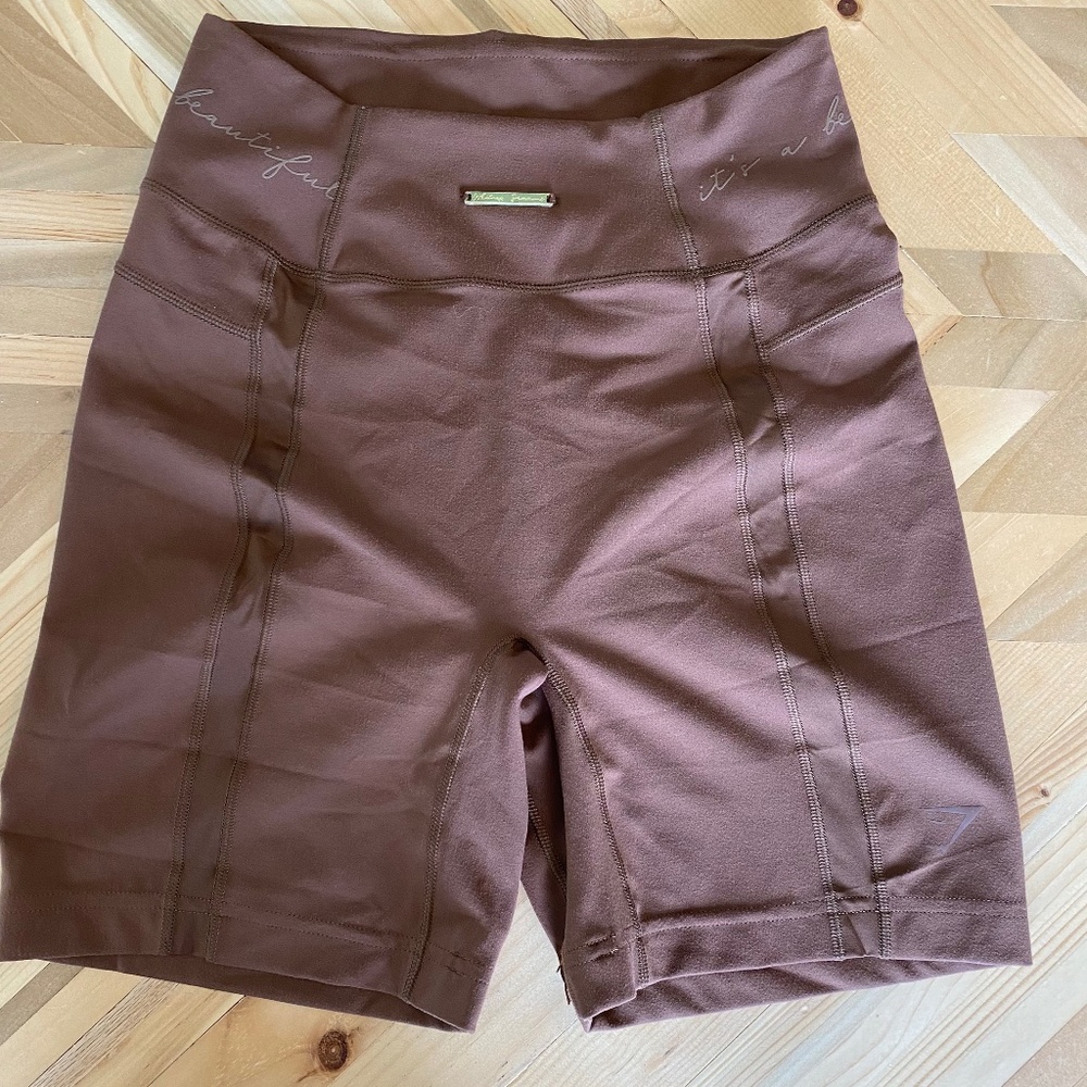 Whitney Simmons chocolate shorts